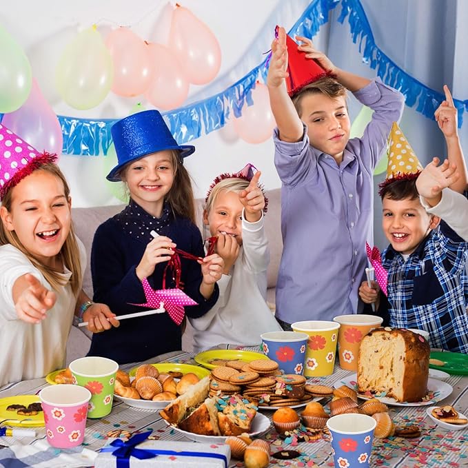 Yaomiao 1000 Pcs 5 oz Paper Cups Bulk Small Mouthwash Cups Mini Disposable Coffee Mugs for Summer International Coffee Day Picnics, Party, Barbecues, Travel Events, 10 Colors