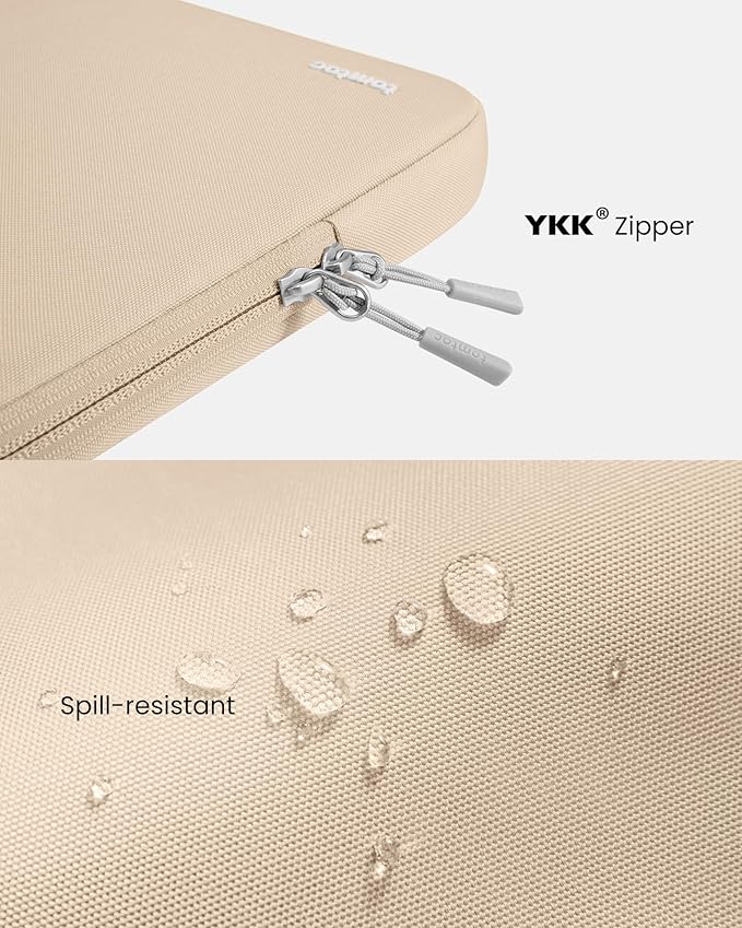 tomtoc 360 Protective Laptop Sleeve for 14-inch MacBook Pro M5/M4/M3/M2/M1 Pro/Max A3434 A3112 A3401 A3185 A2992 A2918 2025-2021, Water-Resistant Case Bag with Accessory Pocket for 13.8 Surface Laptop
