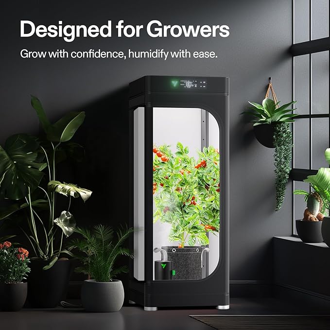 VIVOSUN AeroStream U075 USB Humidifier, 750ml Cool Mist Mini Humidifier with 2 Mist Modes, Auto Shut-Off, Smart Remote Control with VGrow, Designed for Small Grow Tents/VGrow (Pack of 2)