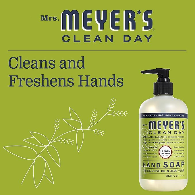 Mrs. MEYER'S Liquid Hand Soap Variety Pack 12.5 oz. (Lavender + Lemon Verbena)