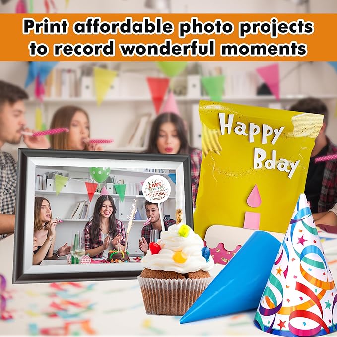 Glossy Inkjet Printer Paper Legal Size 8.5X14 Inch 30LB for Inkjet Printers Dye Ink for Brochure Flyer 40sheets 115GSM