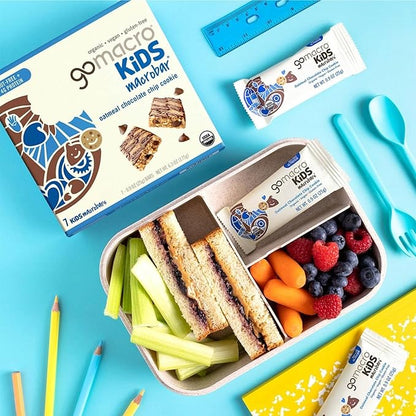 GoMacro Kids MacroBar – 4 Flavor Assortment - (0.90 Ounce Bars, 28 Count)