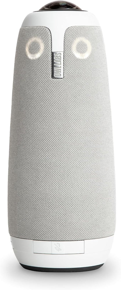 Owl Labs Meeting Owl 3 - 360° 1080p HD Conference Room Camera, AI-Driven Speaker-Tracking, 18-Foot Mic Pickup - Certified for Microsoft Teams - Works with Zoom, Google Meet - Plug & Play Setup