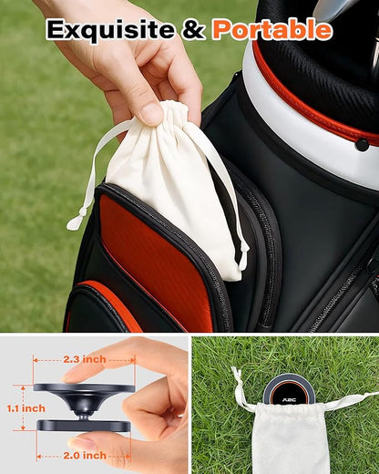 A2C Alloy Magnetic Golf Cart Phone Holder Compatible with MagSafe iPhone 12-17, Unique Golf Gifts for Men Golfers Women Dad Him, 2026 Golf Accessories Essentials Gadgets Fits EZGO, Club Car, Yamaha