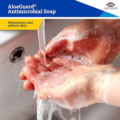CLOROX Healthcare AloeGuard Antimicrobial Mini Hand Soap for Healthcare Professionals - Liquid Hand Wash for Everyday Use with Aloe Vera to Soothe & Moisturize Hands, 4 Fl Oz