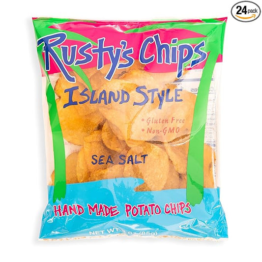 Rusty’s Chips - Crunchy & Healthy Chips for a Quick Bite - Gluten Free Chips, No Preservatives, Non-GMO, Vegan-Friendly Snack Pack