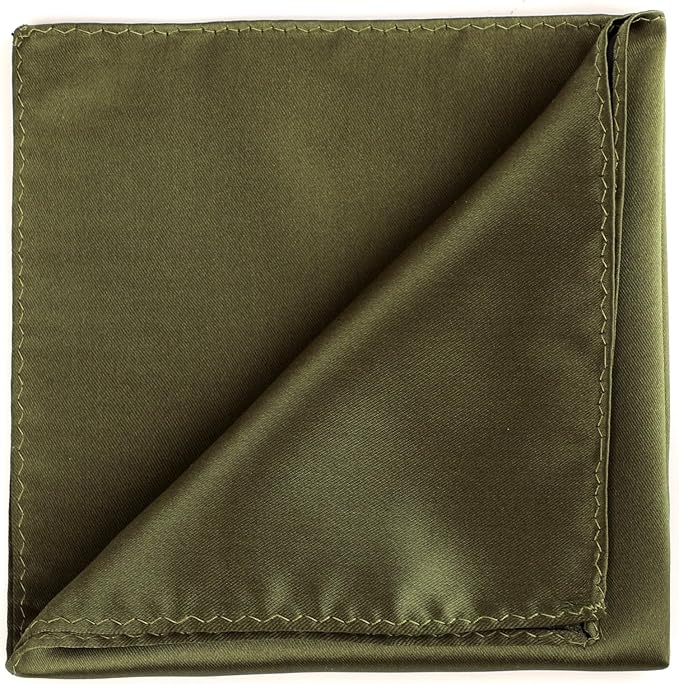 Mens Solid Satin Mens Tie With Hanky,Handmade Neckties For Men