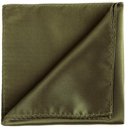 Mens Solid Satin Mens Tie With Hanky,Handmade Neckties For Men