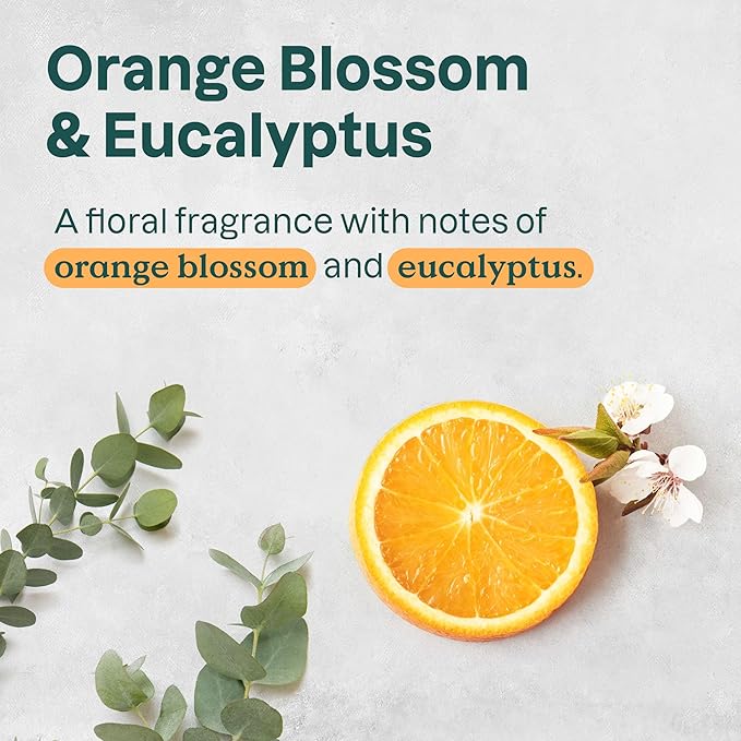 ATTITUDE Foaming Hand Soap, EWG Verified, Plant and Mineral-Based Ingredients, Vegan and Cruelty-free Personal Care Products, Orange Blossom & Eucalyptus, 10 Fl Oz (Pack of 3)
