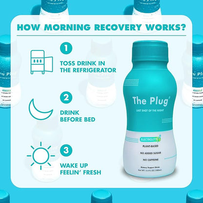 The Plug Liver Cleanse & Detox Drink | Organic Herbal Liquid Supplement with Electrolytes, Superfruits & Plant-Based Nutrients | Supports Hydration, Energy, Immunity & Liver Health