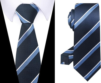 Tie For Men Necktie Woven Jacquard Neck Ties Set 6 PCS