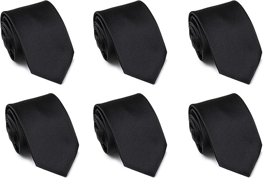 Tie For Men Necktie Woven Jacquard Neck Ties Set 6 PCS