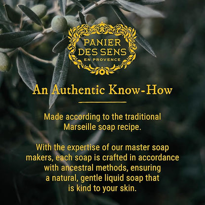 Panier des Sens - Liquid Hand Soap Refills – Orange Blossom Foaming Hand Soap Refill – French Coconut Oil Moisturizing Hand Wash - Kitchen & Bathroom Hand Wash- Soft Soap Refill 96% Natural - 34 Floz