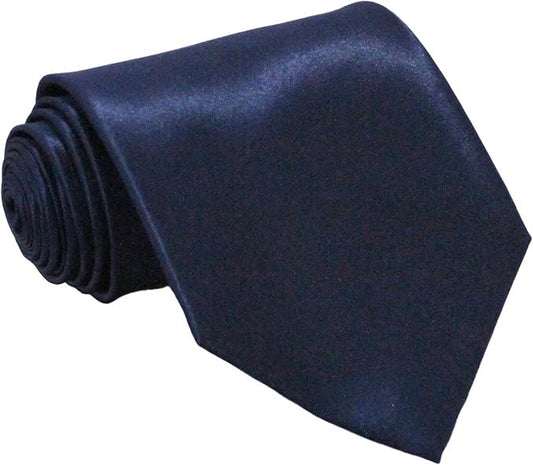 Soophen Mens Necktie 3.75" Tie Solid Color Ties