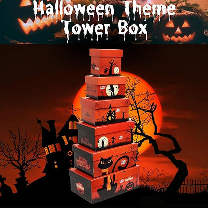 3 Flavor Variety Pack, Candy Corn (1.5 lbs), Autumn Mix (1 lb), Jelly Pumpkins (1 lb), Total 3.5 Lbs, Individually Wrapped, Festive Gift Tower