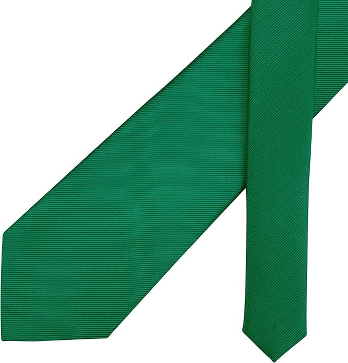 GUSLESON Classic New 3.15"（8cm） Men's Solid Color Necktie Wedding Business Tie + Gift Box