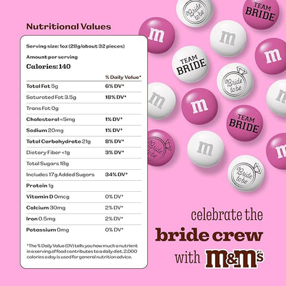 M&M’S World Bachelorette Party M&M’S Chocolate Candy 5 lb Bag – Fun Mix for Bridal Showers, Girls’ Night, Party Favors, Candy Bars, Wedding Weekend Gifts, or Bride-To-Be Decor
