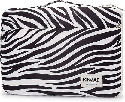 Kinmac 360° Protective Laptop Sleeve Case Bag Cover with Handle for MacBook Pro 16 inch,16 inch HP,Lenovo,Dell,ASUS,Acer Ultrabook and Business Laptop (Zebra)