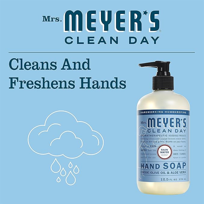Mrs. MEYER'S CLEAN DAY New Spring Scent Variety Pack (Rain Water + Oat Blossom + Plum Berry)