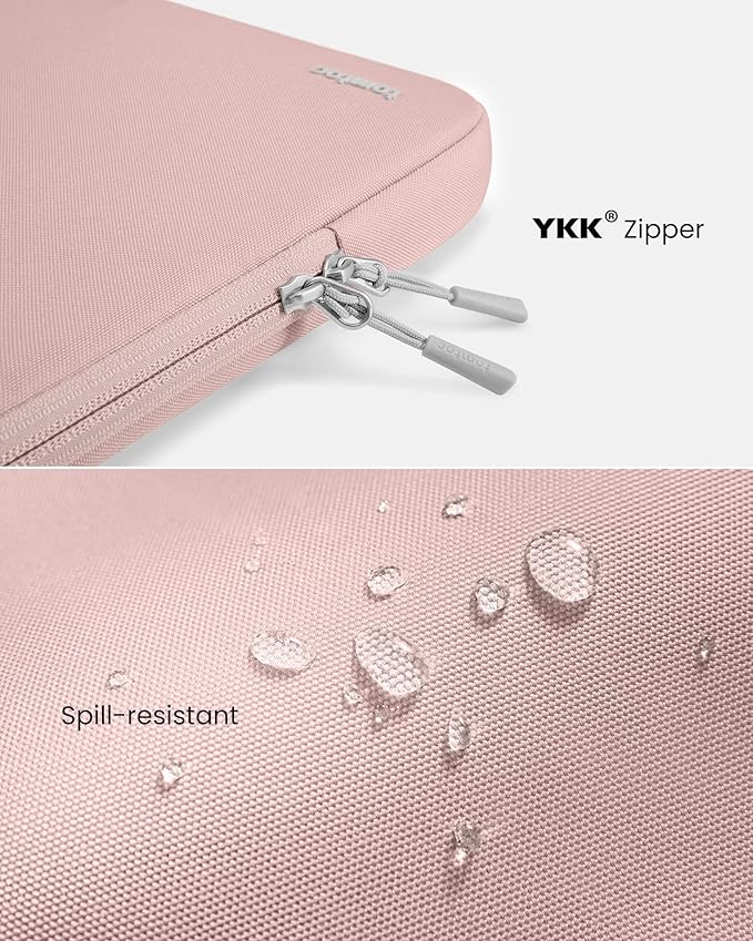 tomtoc 360 Protective Laptop Sleeve for 14-inch MacBook Pro M5/M4/M3/M2/M1 Pro/Max A3434 A3112 A3401 A3185 A2992 A2918 2025-2021, Water-Resistant Case Bag with Accessory Pocket for 13.8 Surface Laptop