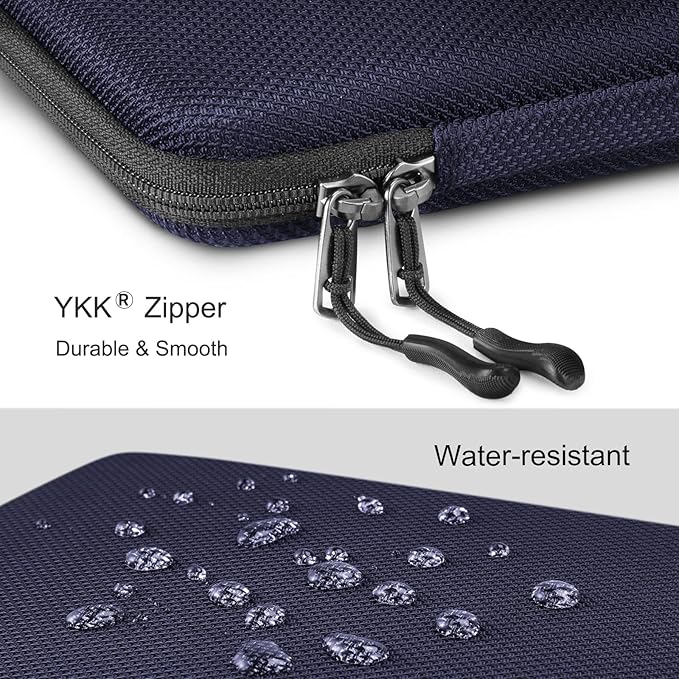 FINPAC Hard Laptop Sleeve Case for 15.3 inch MacBook Air M4 M3 M2 2025 2024, 16.2 inch MacBook Pro M4/M3/M2/M1 Pro/Max A2991 A2780 A2485 A2141, Waterproof Case for Surface Laptop/Book, Navy