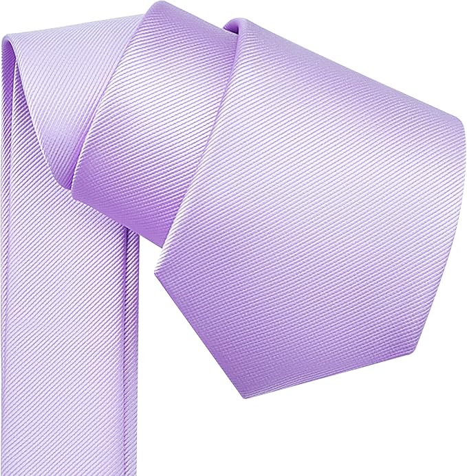 Branduce 3.15"（8cm） Men's Solid Color Formal Woven Necktie + Gift Box