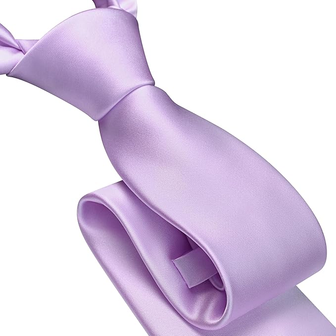 Branduce 3.15"（8cm） Mens Solid Satin Tie Pure Color Necktie for Business and Wedding + Gift Box