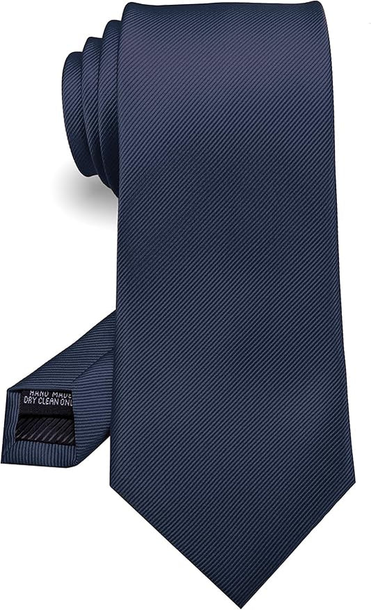 RBOCOTT Solid Color Tie Formal Necktie for Men