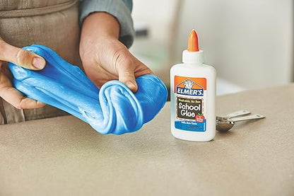 Elmer's Liquid School Glue Washable 7.6 oz Each 6 Count - Great for Making Slime, #1 Teacher Brand