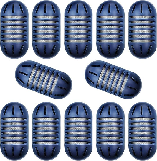 isinlive Demineralization Cartridge for HoMedics Ultrasonic Humidifiers: 12-Pack Demineralization Cartridges Filter Replacement, Filters Mineral Deposits, Prevents Hard Water Build-Up, Purifies Water