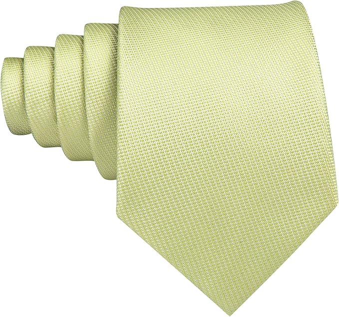 Barry.Wang Tie Sets for Men Silk Solid Necktie Stain Ties Handkerchief Pocket Square Cufflinks Wedding Business Dyed