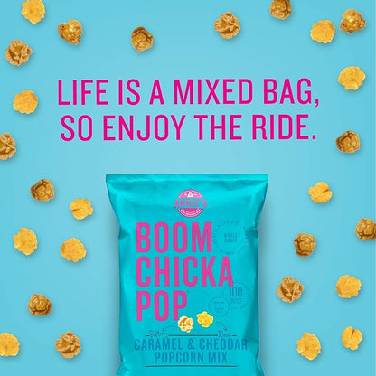 Angie's BOOMCHICKAPOP Caramel & Cheddar Popcorn Mix, 6 oz. (Pack of 12)