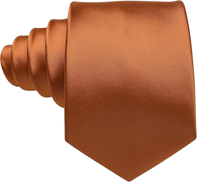 Barry.Wang Tie Sets for Men Silk Solid Necktie Stain Ties Handkerchief Pocket Square Cufflinks Wedding Business Dyed