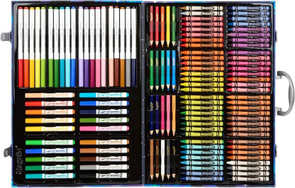 Crayola Inspiration Art Case Space Coloring Set (140pcs), Art Kit for Kids, Crayons, Markers, Pencils, Holiday for Boys & Girls, Ages 5, 6, 7 [Amazon Exclusive]