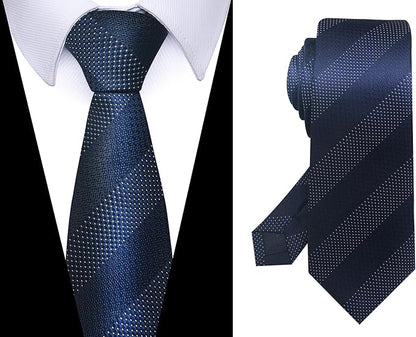Tie For Men Necktie Woven Jacquard Neck Ties Set 6 PCS