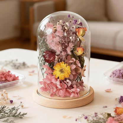 2PCS Dried Flowers Kit, Natural Dried Flowers Kit for DIY Crafts, Scrapbook, Card Making (Style15_28)