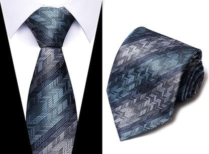 Tie For Men Necktie Woven Jacquard Neck Ties Set 6 PCS