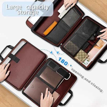 ZINZ Laptop Case 15 15.6 16 inch Sleeve, Expandable Computer Hand Bag with Multi-pockets Compatible with MacBook Pro 16 inch M4/M3/M2/M1, MacBook Air/Pro 15 inch and 15-16 inch Notebooks，B04K01