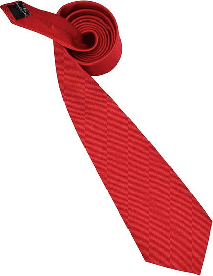 GUSLESON Classic New 3.15"（8cm） Men's Solid Color Necktie Wedding Business Tie + Gift Box