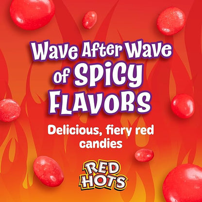 Wonka Red Hots, Cinnamon Flavored Hard Candy, 5.5 Ounce Theater Candy Boxes (Pack of 12)