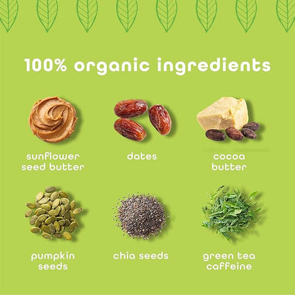 Feel Vegan Protein Bars | Matcha Latte | Keto | Gluten Free | Organic | 15g Plant Protein | Low Carb | High Protein | Dairy Free | Low Sugar | Nut, Grain, Soy Free | Non GMO | 10 Pack