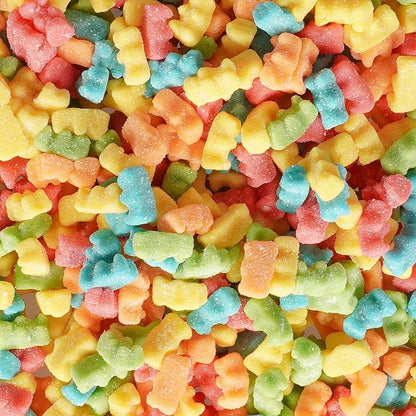 Candy Break Sour Neon Gummy Bears, Four Flavor Gummies, Sweet & Sour Candy Snacks for Kids & Adults, Bulk Candies Share Size Bag, Variety Pack, 5 lbs Pack of 1