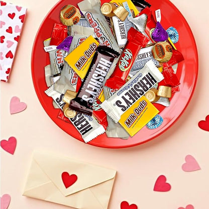 Chocolate Candy Variety Pack - 3 lb Assorted Individually Wrapped Candy Bars - Holiday, Party Bag Bulk - Dark & Milk - Mini Chocolates