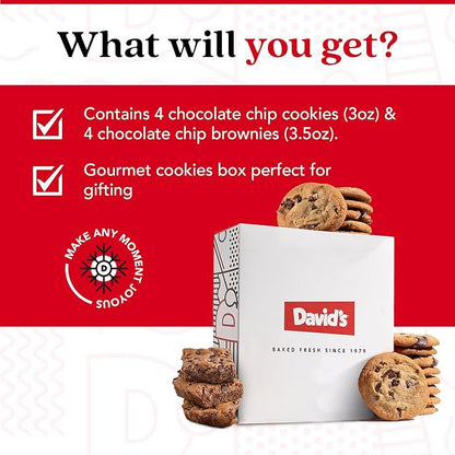 David's Cookies Gluten-Free Chocolate Chip Cookies & Brownies Gift Box