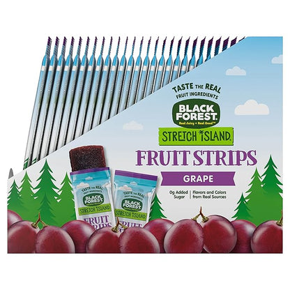 Black Forest Stretch Island Fruit Strips, Grape Flavor, 0.5 Ounce Strips (Pack of 30)