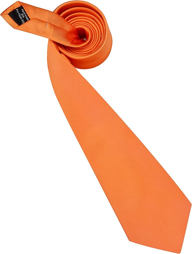 GUSLESON Classic New 3.15"（8cm） Men's Solid Color Necktie Wedding Business Tie + Gift Box