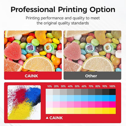 206A Toner Cartridge Set 4-Pack Printer Replacement for HP 206A W2110A W2111A W2112A W2113A Compatible for HP Color LaserJet Pro MFP M283cdw M283fdn M283fdw M282nw M255dw M255nw Ink Black All-in-One