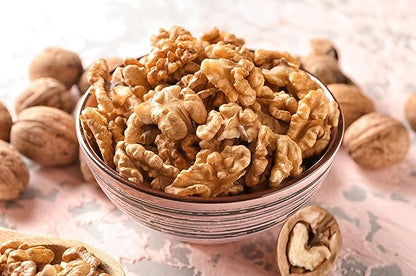 Oven Roasted California Salted Walnuts with Himalayan Salt and A Drizzle of Oil - Great Source of Omega 3 And Tons of Other Healthy Nutrients – All Natural - Vegan Friendly - Super Crunchy - Farm Fresh Nuts Brand (2 Pound)