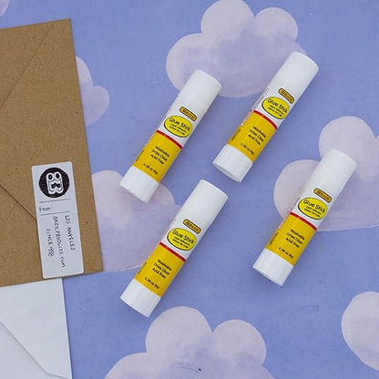 BAZIC Products Glue Stick 8g/0.28 Oz, White Glue Sticks, Acid Free for Photos Paper Art Craft at School Home Office (30/Pack), 20-Pack