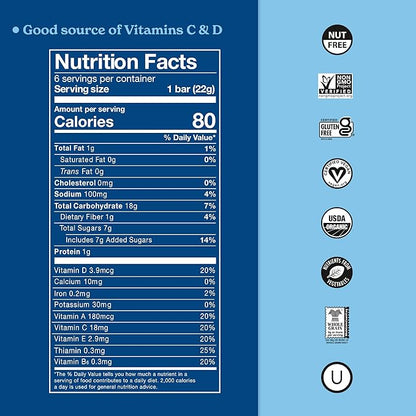 MadeGood Crispy Squares, Vanilla (36 Count) Gluten Free Snacks